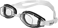 TYR Team Sprint Performance Swim Goggles - Universal Fit for Adults & Kids, Wide-Angle Lenses, UV Protection