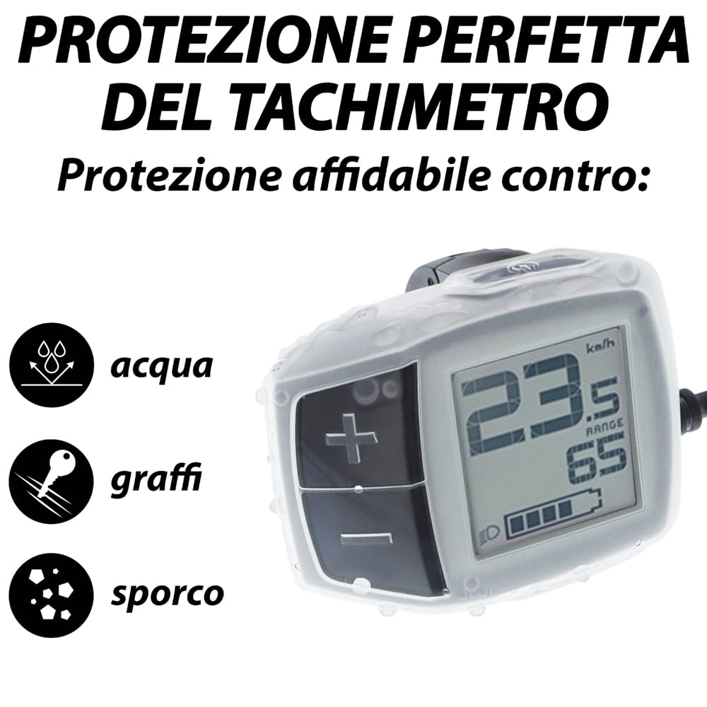 Copertura protettiva adatta per l'unità di controllo Bosch Purion e-bike display TPU copertura protettiva per lo schermo in TPU custodia contro l'acqua e lo sporco transparente