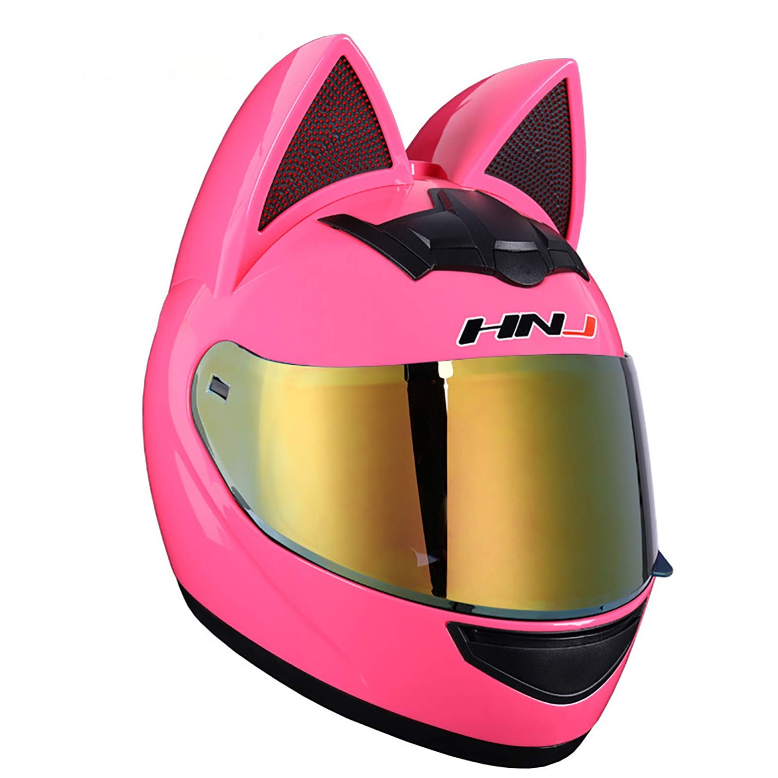 Visière anti-buée et oreilles de chat pour ce casque de moto modulaire homologué DOT ECE