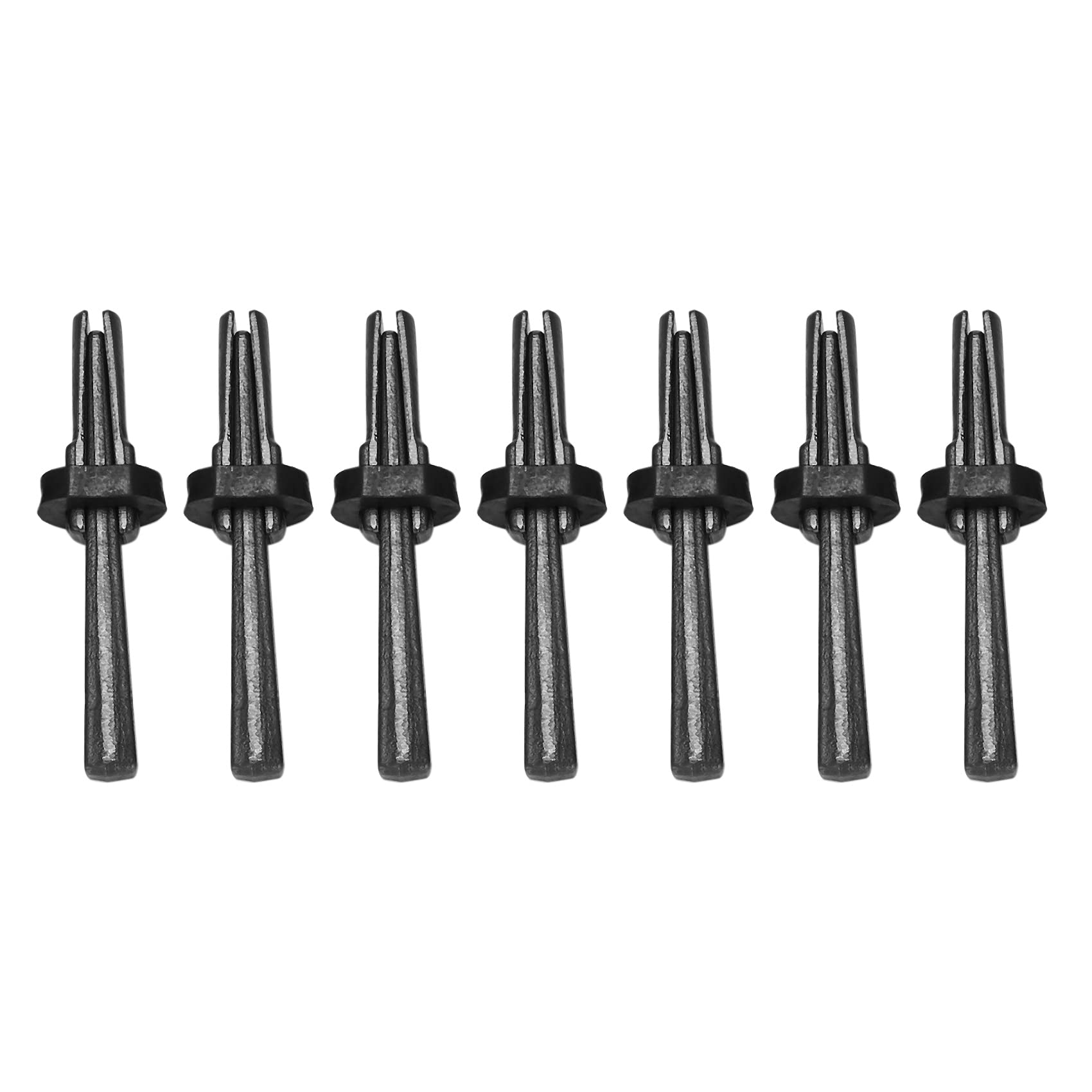 Graootoly Black 7 Set New Stone Splitter 9/16In Metal Plug And Feathers Shims Concrete Rock Splitters Hand Tool