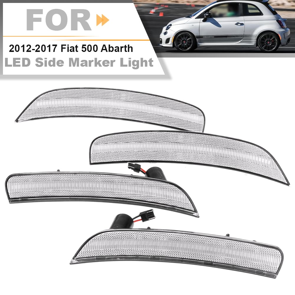 Amazon.com: Fiat 500 Led Side Marker Lights for 2012 2013 2014