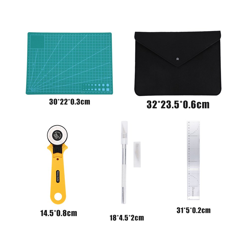 Amazon.co.jp: Yosoo パッチワーク道具大判セット カッターマット