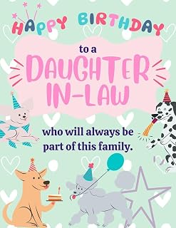 Greeting Card Happy Birthday To A Daughter-in-Law Who Will Always Be Part of This Family Funny Humor