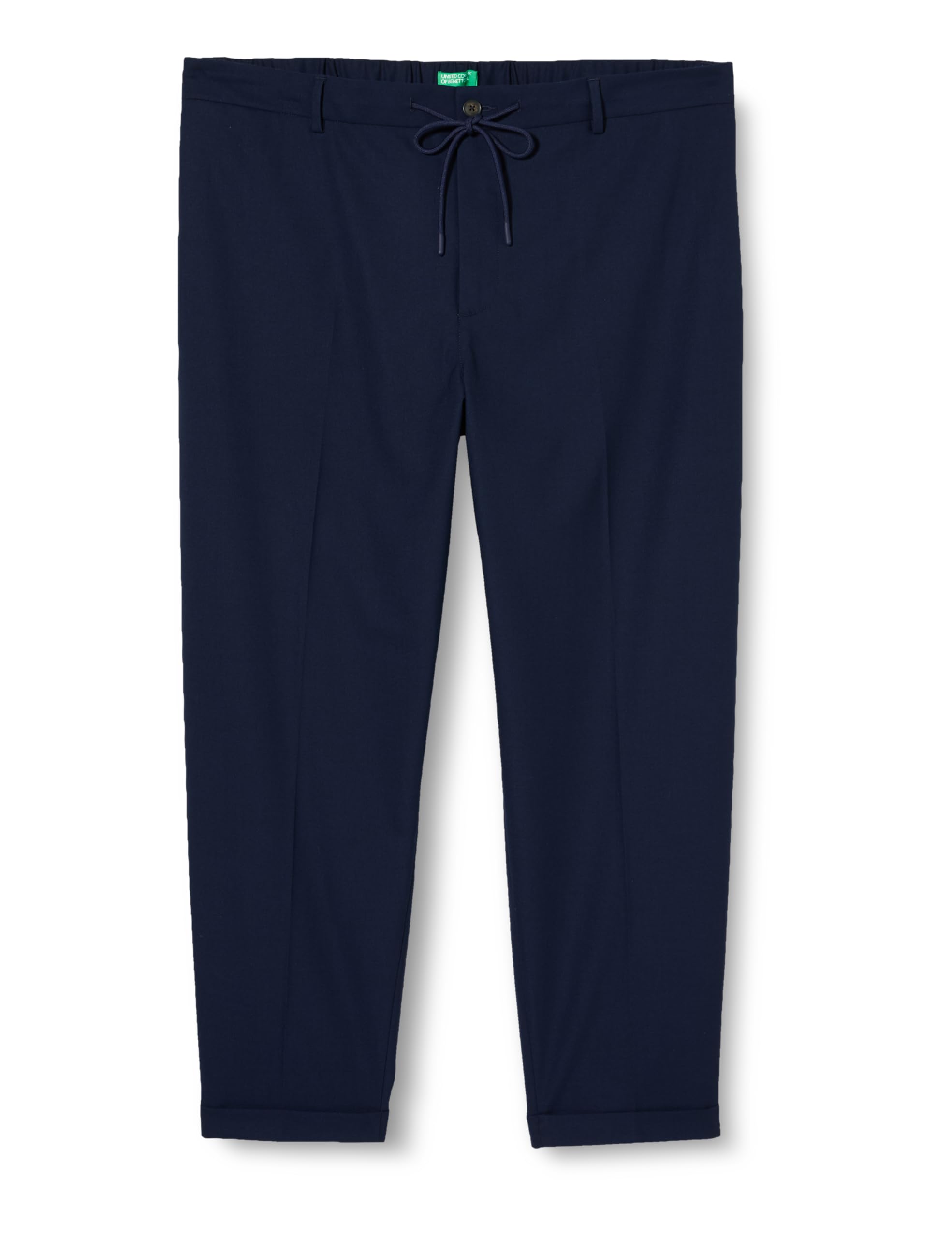 Erkek Viskoz Karışımlı Beli İpli Pantolon Pantolon, Gri