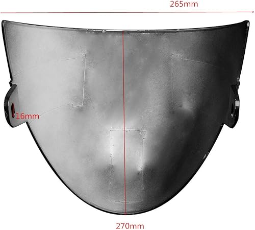 Miniatura 5 de FXIXI - Funda universal para asiento trasero de motocicleta, color negro brillante