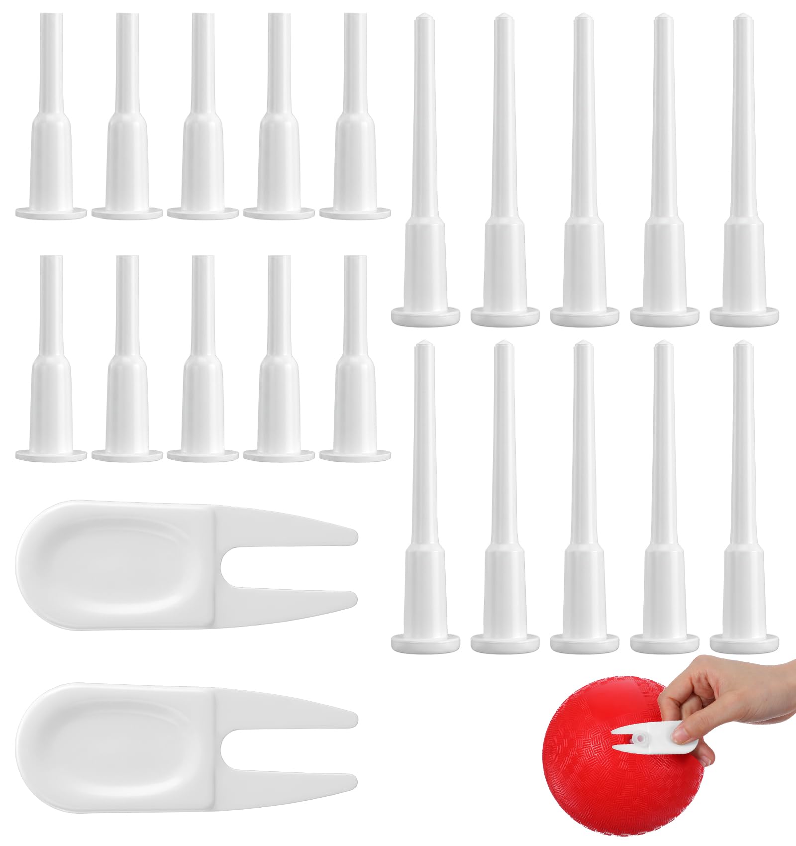 FRCTLNKG Exercise Ball Plug Replacement, 22PCS Yoga Ball Plug Replacement