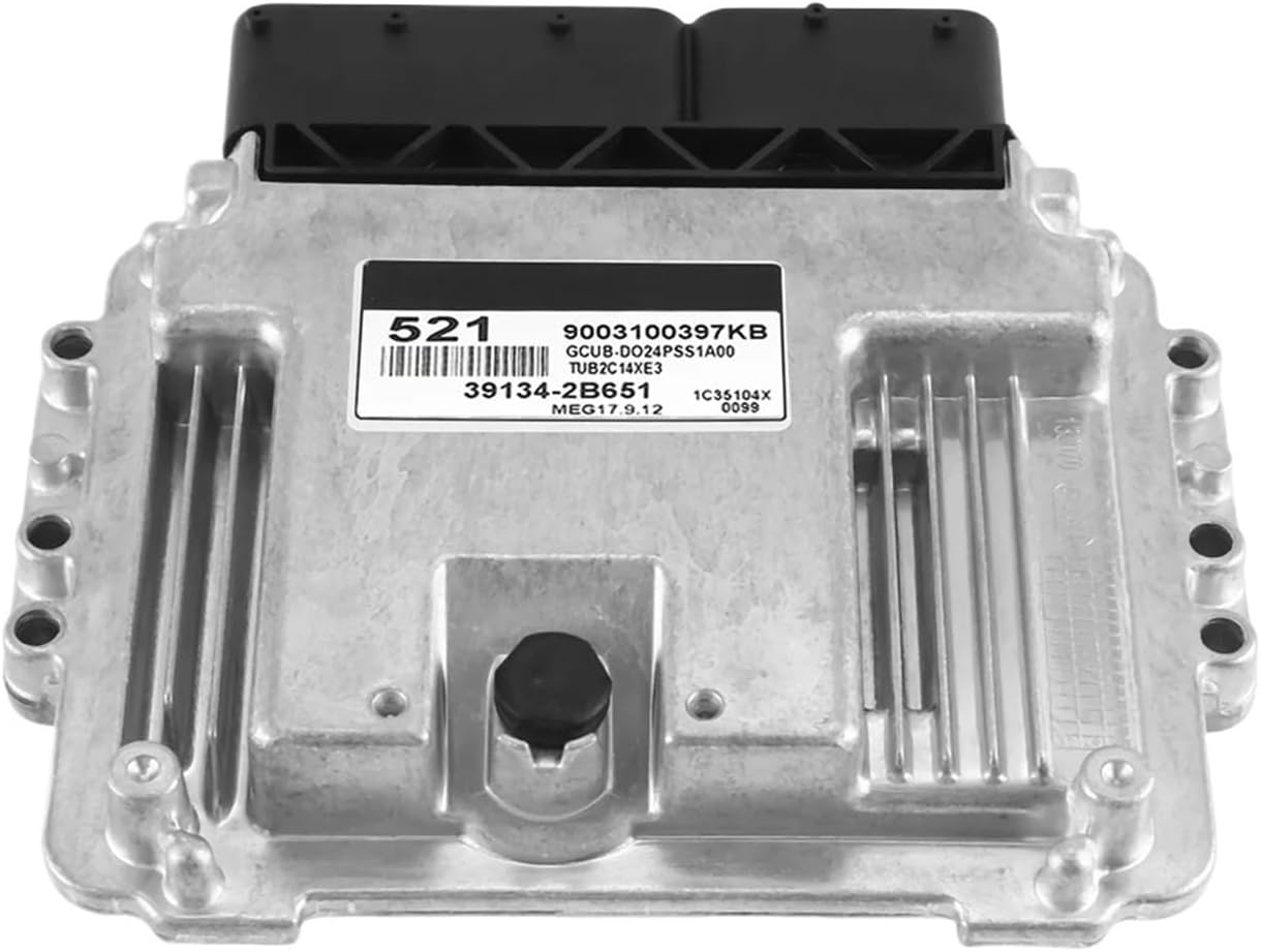 39134-2B651 Car Engine Computer Board ECU Electronic Control Unit MEG17.9.12 521，Compatible for KIA Rio 2011-2014 391342B651