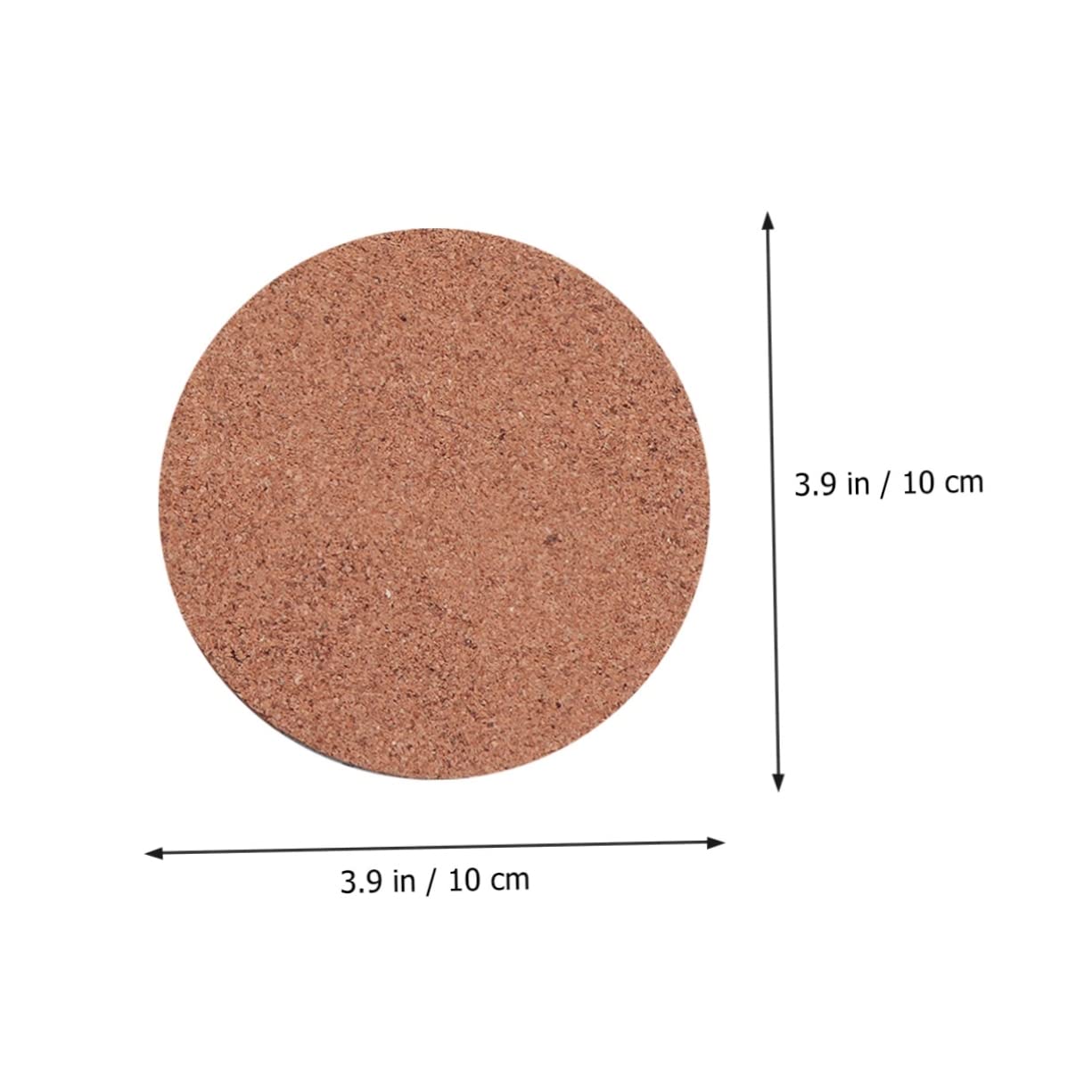 BESTonZON Mini-Plantes 90 Pièces Dessous De Verre en Liège pour Boissons sous-Verres Ronds en Liège Tapis De De Tasse De en Tapis Isolant Table en Bois 100mm Vide