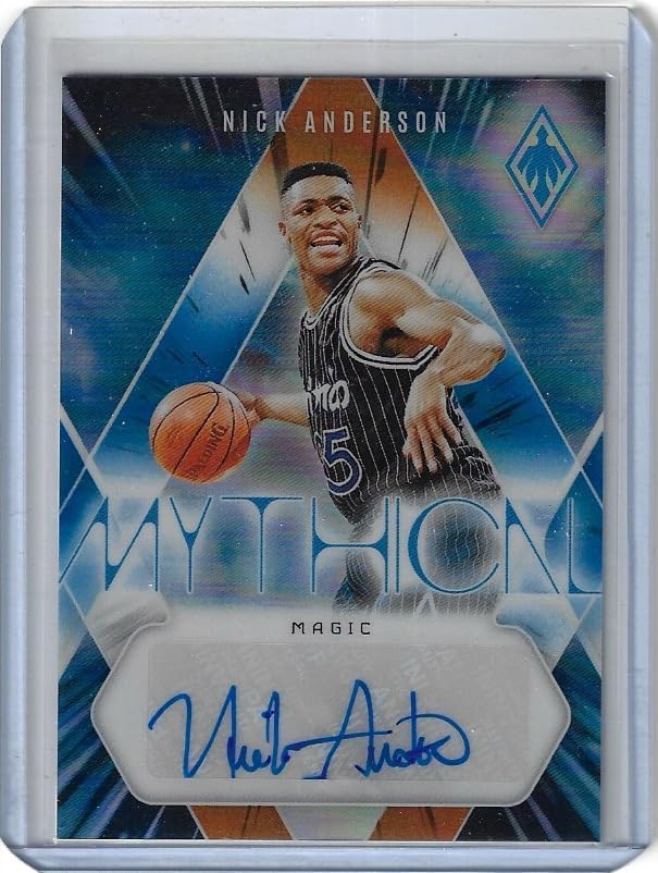 Nick Anderson Autographed Mythical Special Insert Collectible Basketball Card - 2024 Panini Phoenix Basketball Card #MA-NKA (Magic)