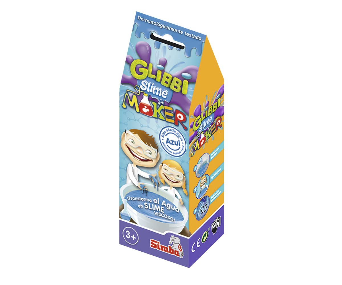Simba Toys Glibbi - Slime Maker, sobre para Crear tu Propio Slime Añadiendo Agua, para Niños a Partir de 3 Años - 50 g