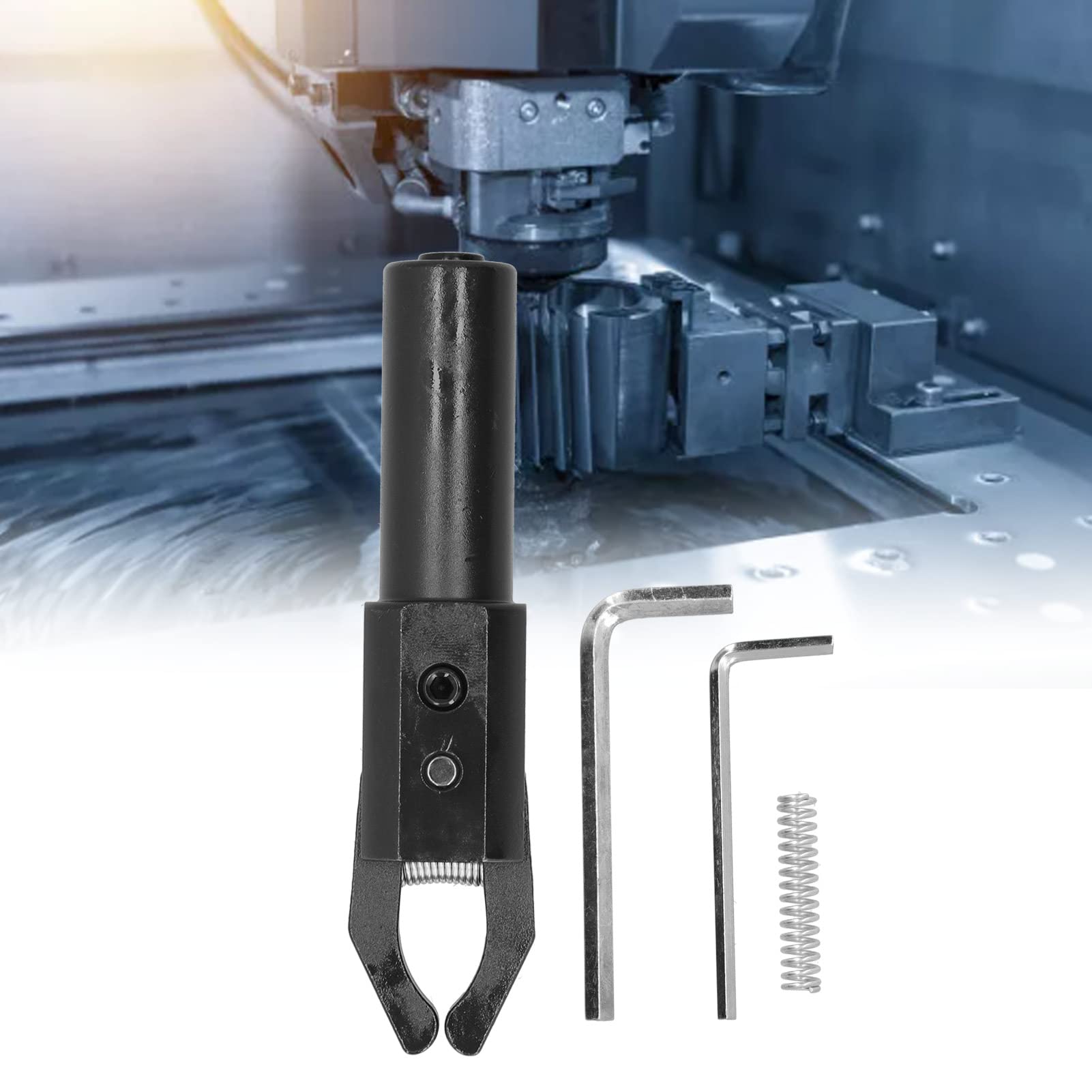 Clamping Puller, Strong Jaw Wear Handle, Machining Tool for 2.0-48.0mm Range, Spring Telescopic Type with Non Slip Screws (25mm)