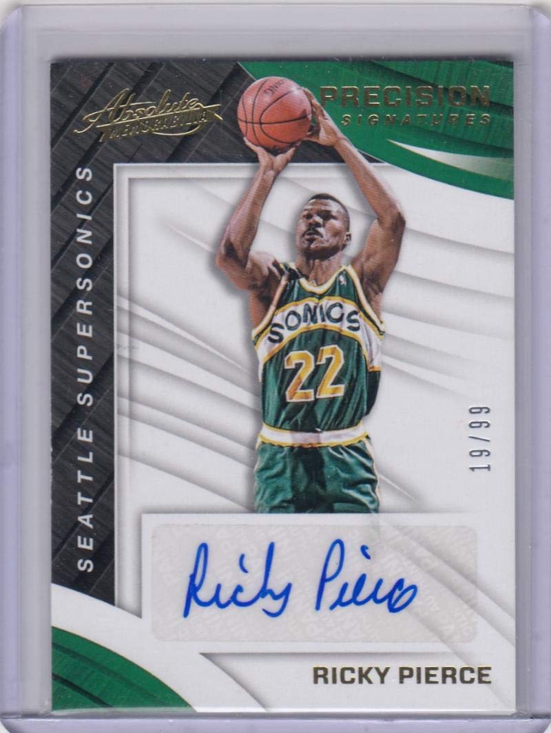 2017-18 Panini Absolute Precision #PS-RP Ricky Pierce #PS-RP NM Near Mint Auto 19/99