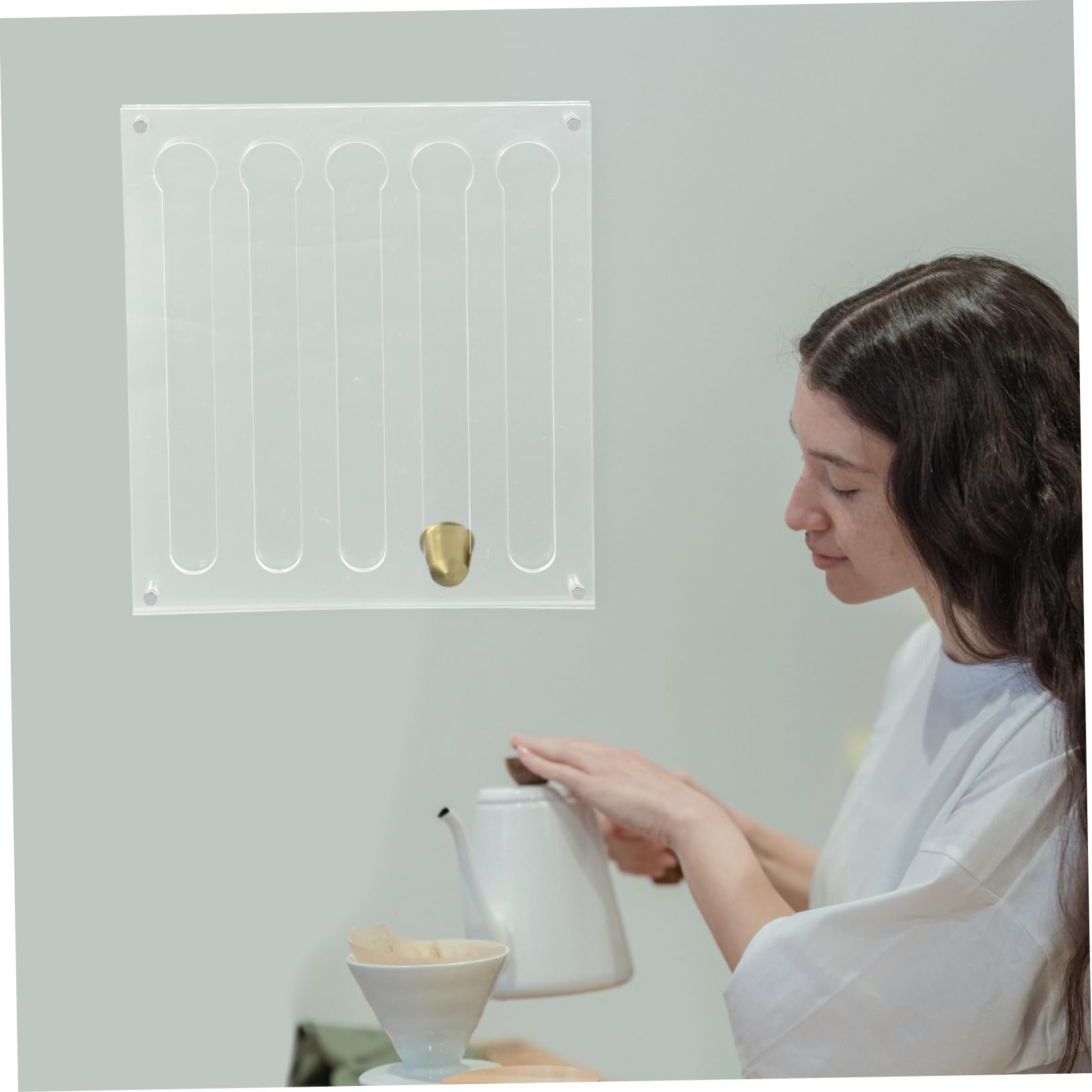 Wall-Mounted Kaffee-kapselhalter Platzsparender Organizer Für Kaffee-zubehör Für Küche Und Büro Einfache Installation Bohren