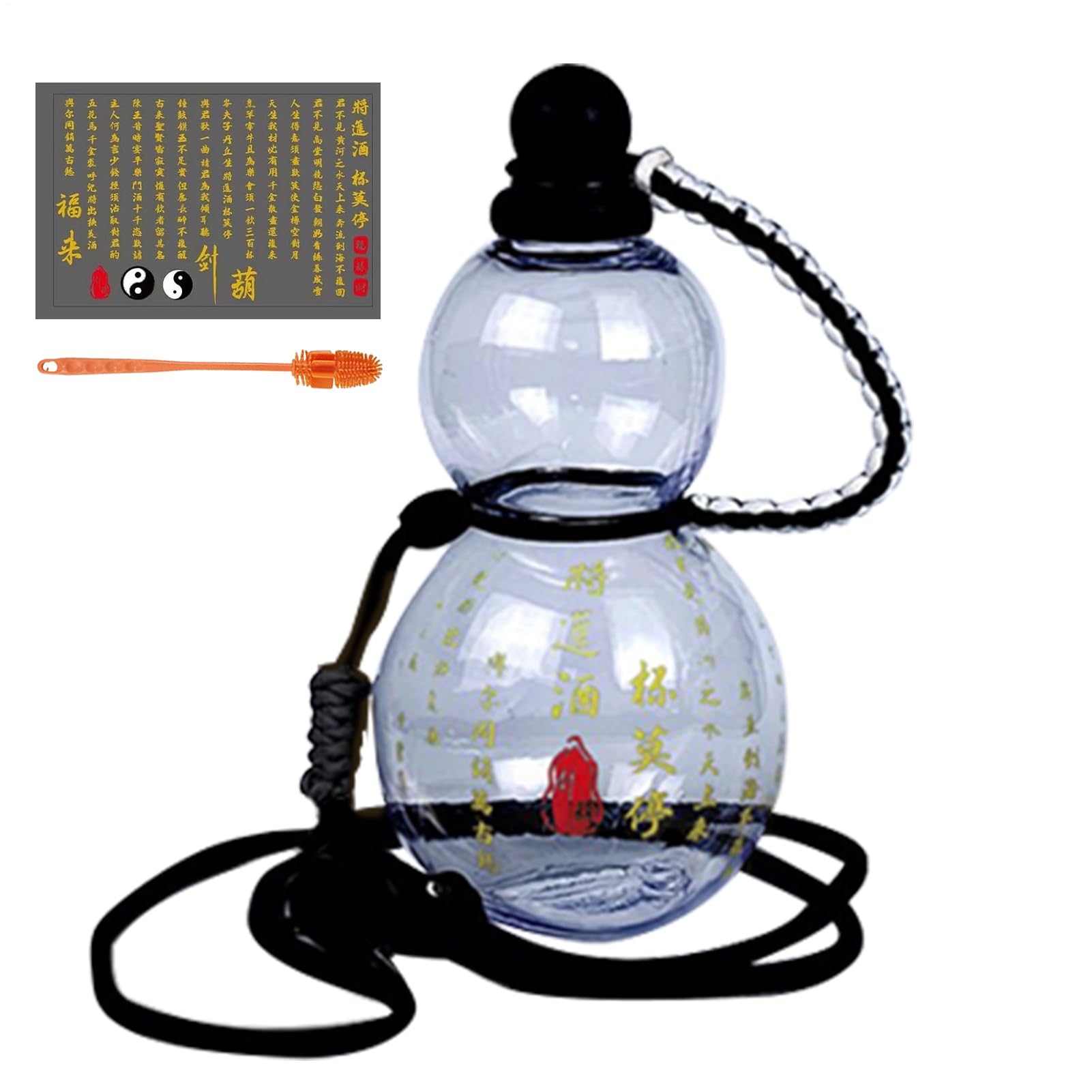 Gourde de voyage style rétro chinois 800 ml pour vos randonnées et trajets
