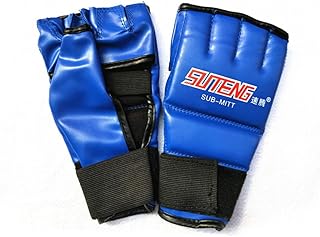 BESPORTBLE Luvas De Boxe Sem Dedos Luvas De Meio Dedo Luvas De Boxe Treinamento Luvas De Boxe Cinco Dedos Luvas De Couro Luvas De Boxe De Meio Dedo