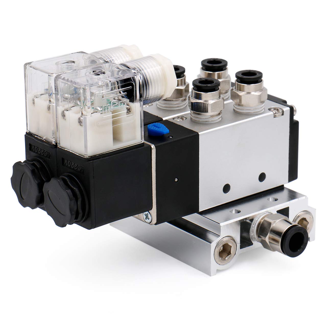 Buy Heschen Electrical Pneumatic Twin Solenoid Valve 4V21008 220VAC