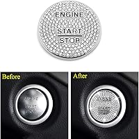 Vista 4 de Thor-Ind Cubierta de botón de arranque de motor de cristal brillante para Mercedes-Benz C E S M CLA CLS CLK GLA GLC GLE GL SL Clase