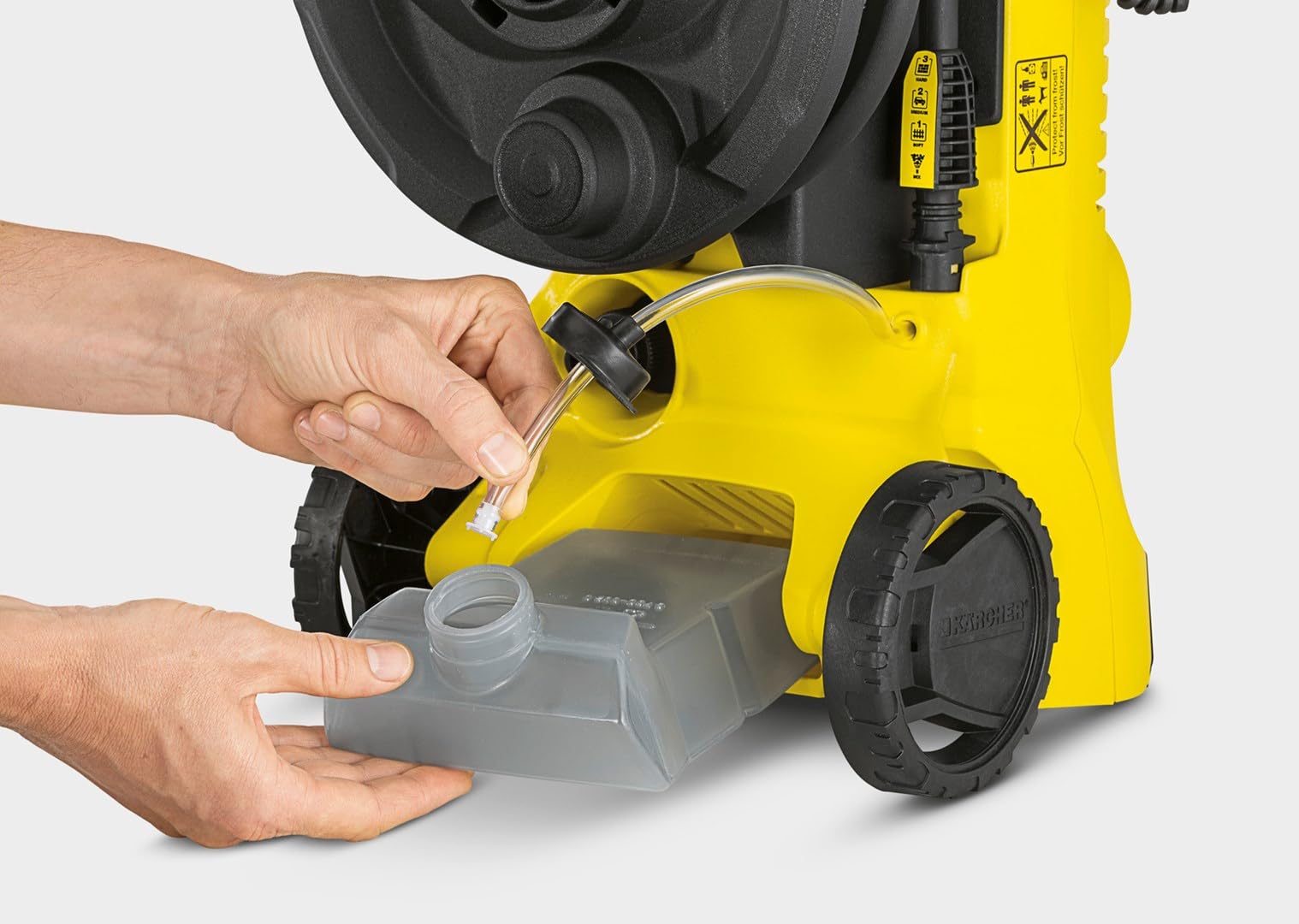 Kärcher Hochdruckreiniger K 3 Premium Power Control: Clevere App-Unterstützung - für eine effektive Reinigung bei alltäglichen Verschmutzungen - inkl. Schlauchtrommel