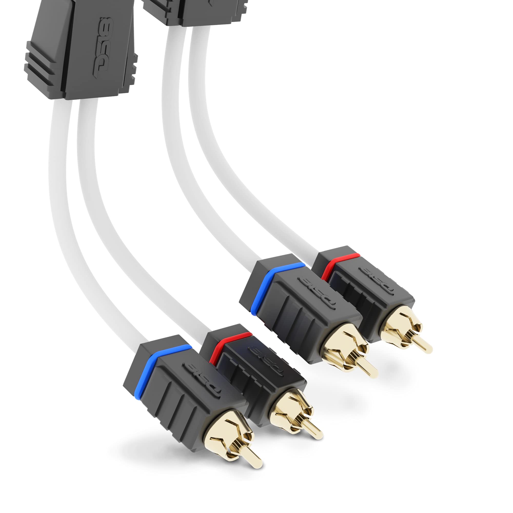 DS18 MOFCR-25FT 2 canales OFC Marine RCA Audio Cable estéreo - 25 pies
