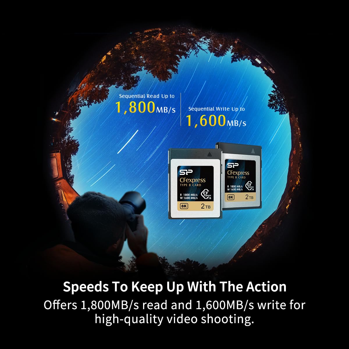 Silicon Power 1TB CFexpress Type B Memory Card, Up to 1800MB/s
