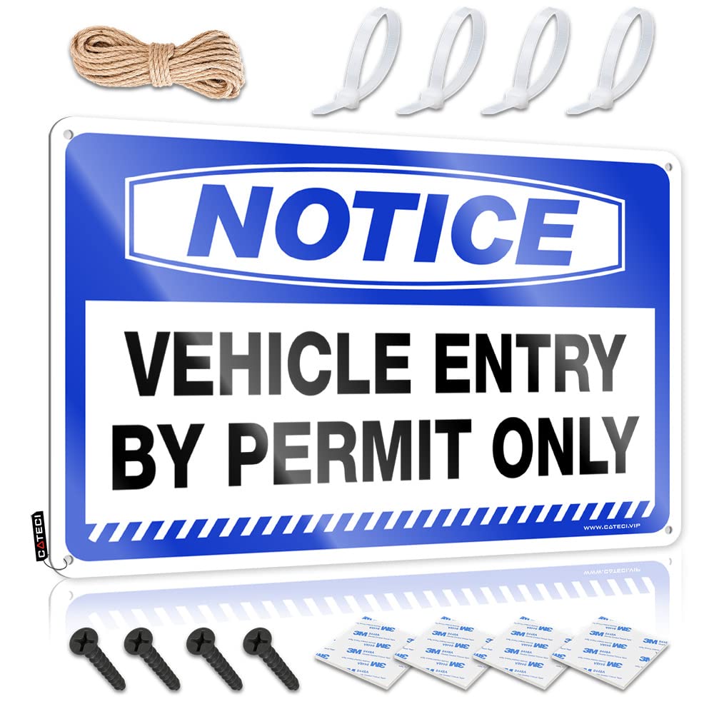 Klimora One Color Pool Towels Notice Vehicle Entry By Permit Only Tin Sign Hair Towel Bathroom Towels(30X40cm)