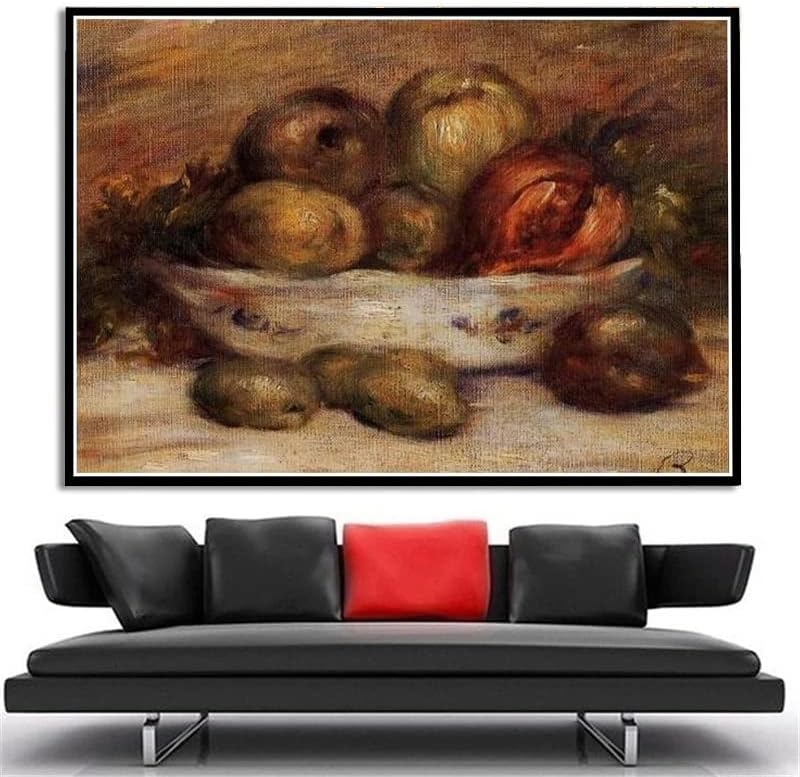Miniatura 2 de Pintura por números para adultos bodegones con pintura de frutas por Auguste Renoir DIY pintura por números Kits sobre lienzo