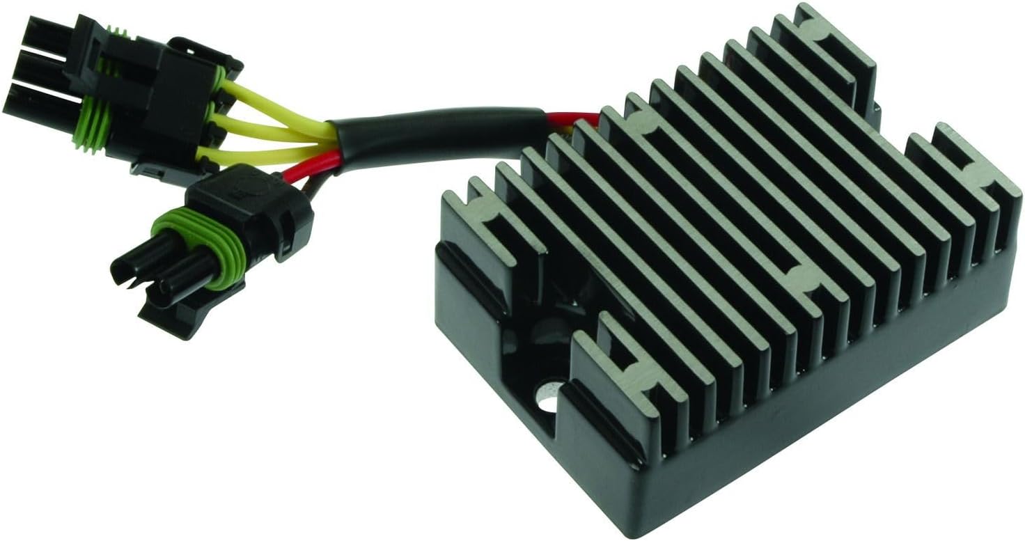 RAREELECTRICAL Rectifier Voltage Regulator Compatible With Sea-Doo Gtx Di 951Cc 2000-2003 Rx Di Xp Di 278001241 278001554 14.5V Set Negative Ground Pwc