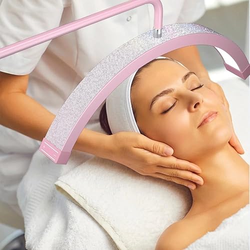 Miniatura 5 de Bling Lash - Luz LED de luna  Lámpara de diamante regulable para esteticistas, PMU y técnicos de uñas  Lámpara de pie LED de altura ajustable,