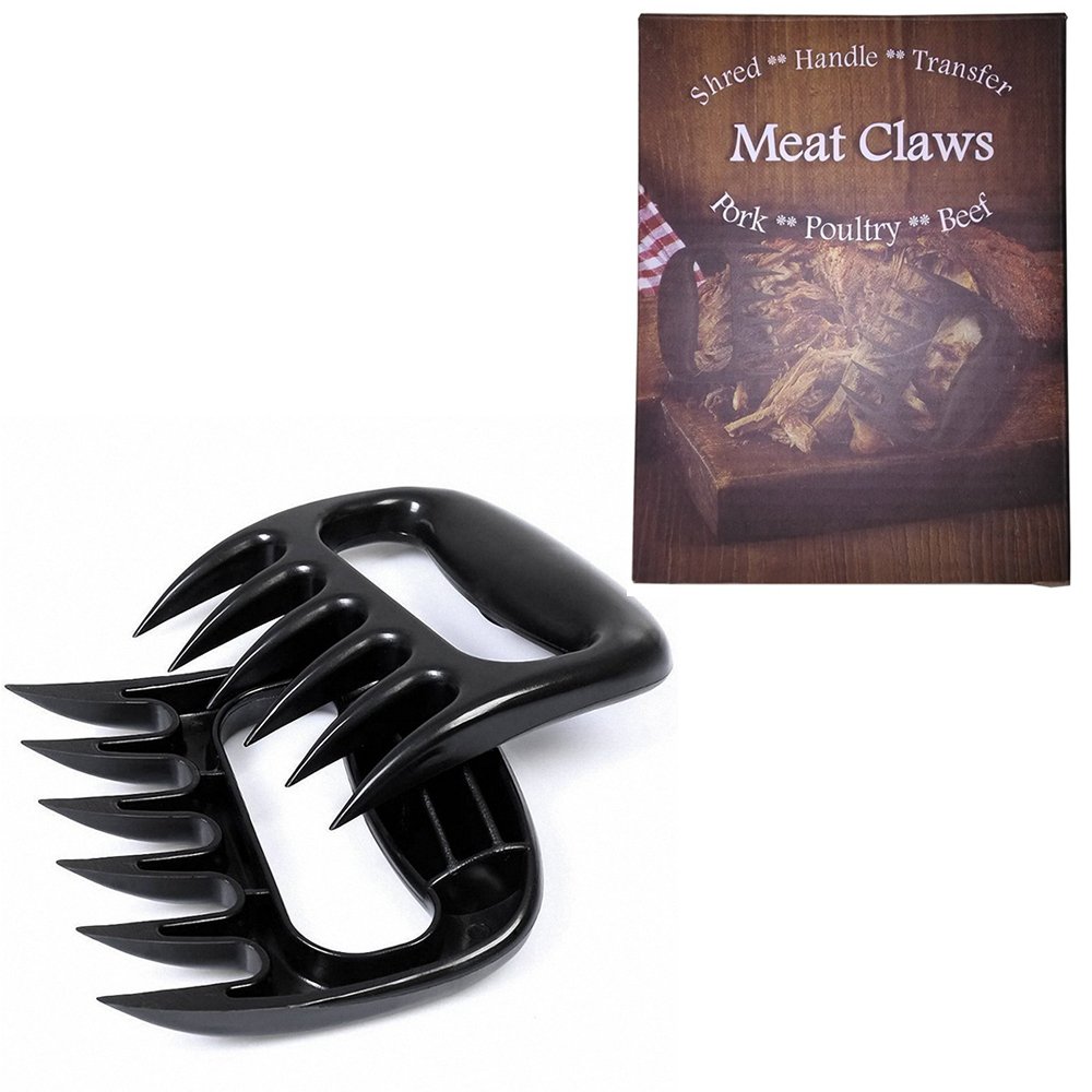 DUBENS Lot De 2 Griffes à Viande – Fourchettes BBQ Pour Porc Effiloché, Meat Claws Résistantes à La Chaleur, Idéales Barbecue Et Cuisine