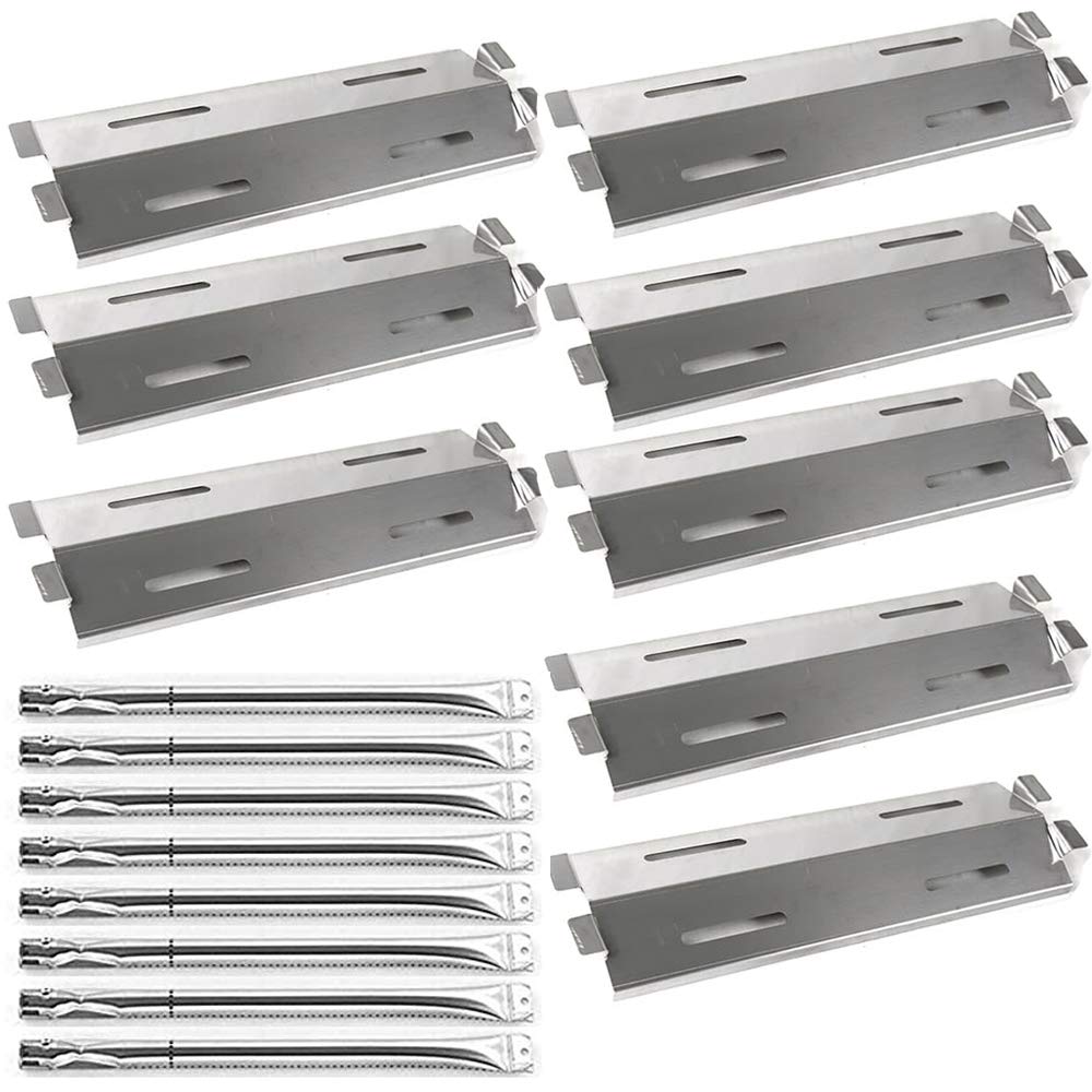 Photo 1 of LXhouse Replacement Parts Stainless Steel Grill Burners &Heat Plates Shield for Bakers and Chefs GR2039201-BC-00, GD430, ST1017-012939, Grill Chef, Members Mark GR2039201-MM-00 Gas Grill Models 8 PK