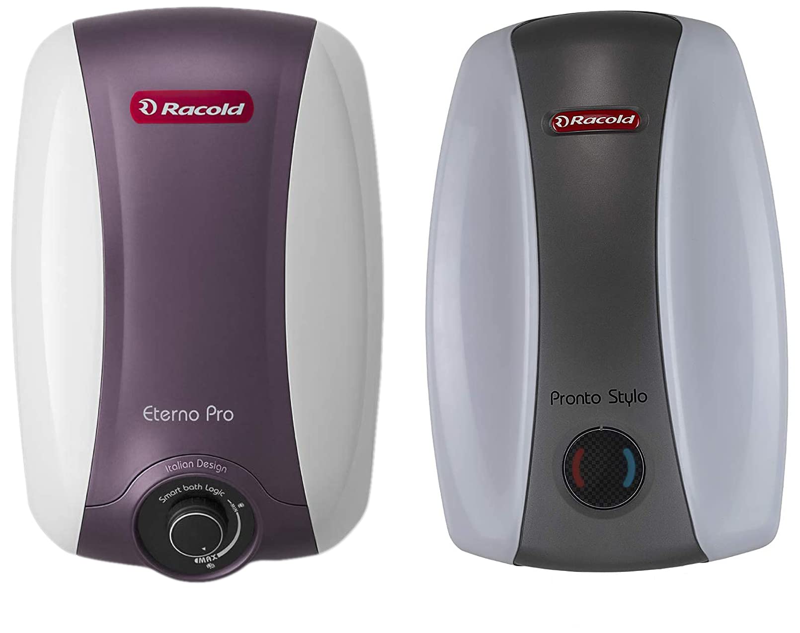 Buy Racold Eterno Pro 15Litres Vertical 5 Star water heater u0026 Pronto Stylo  3 Litres 3Kw Vertical Water Heater, White Online at Low Prices in India -  Amazon.in