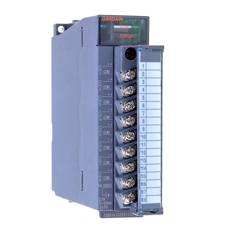 【新品未使用1個】三菱電機Q68DAIN Amazon.co.jp: Q68DAIN（迅速な発送）デジタル－アナログ変換