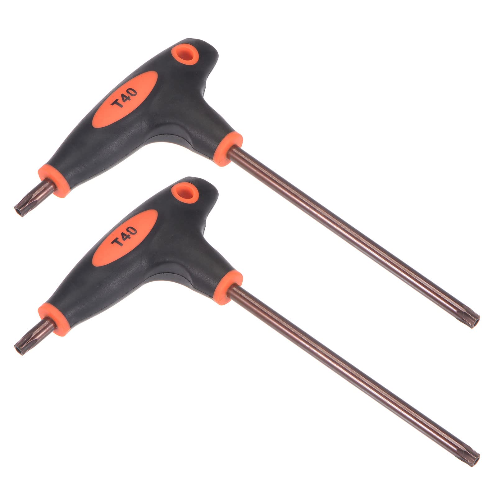 uxcell T40 Anti Tamper Proof Torx Key T-Handle Dual End Wrench