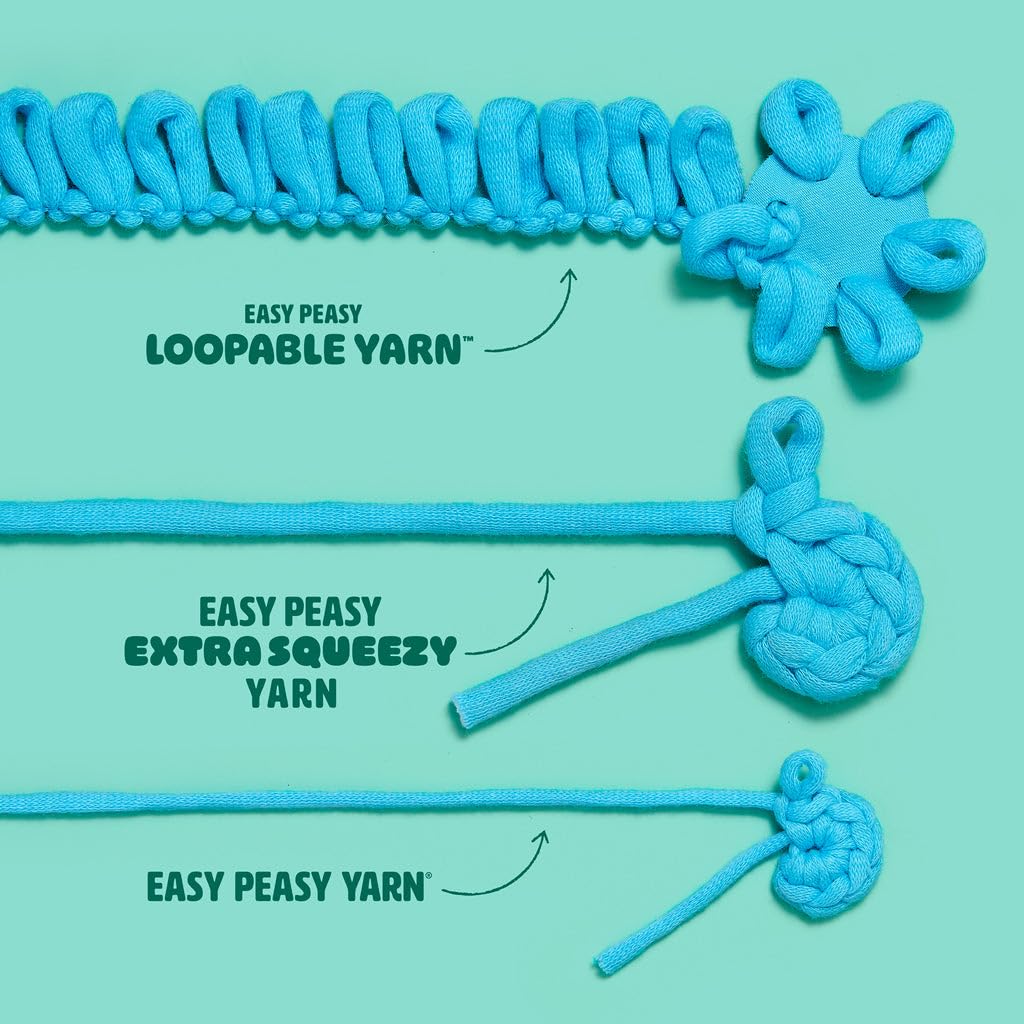 The Woobles Crochet Kit for Beginners with Easy Peasy Loopable Yarn, As Seen on Shark Tank - Easy Arts and Crafts Knitting & Crochet Animals Kit with Step-by-Step Video Tutorials (Pierre the Penguin) - 5