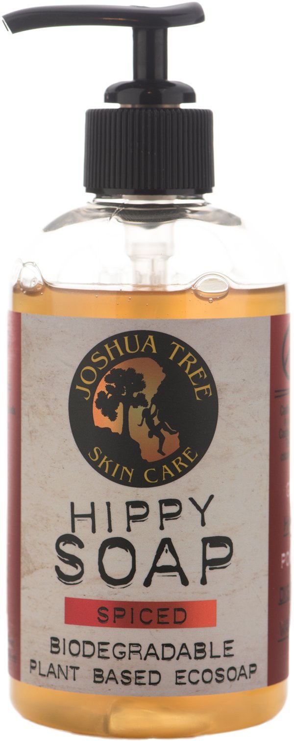 JOSHUA TREE Skin Care 8 oz. Organic Hippy Soap - Biodegradable Plant Based Eco Soap (Spiced)