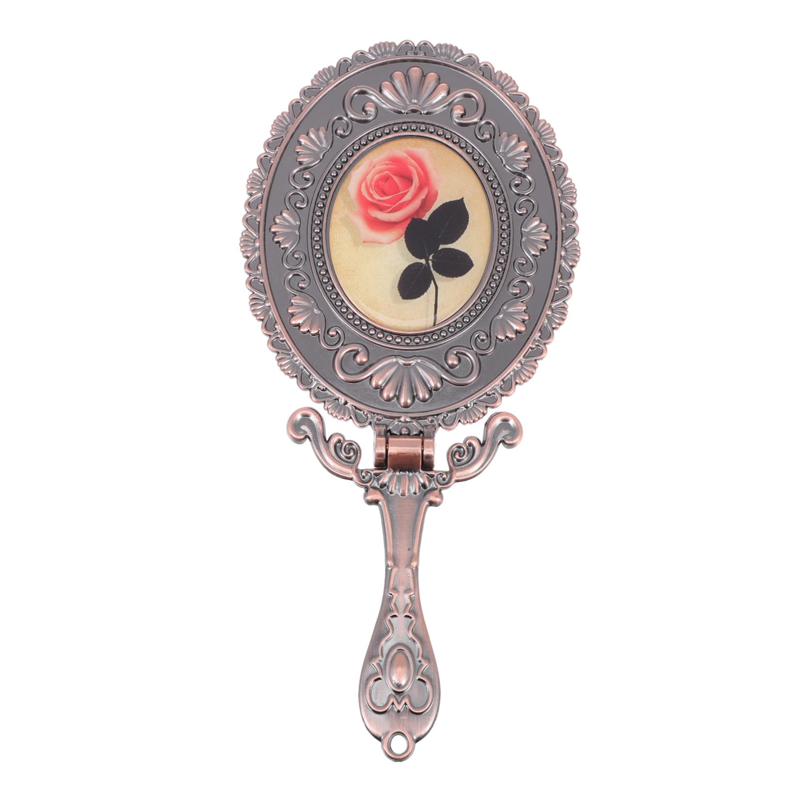 Miroir cosmétique à main pour vos retouches maquillage en voyage