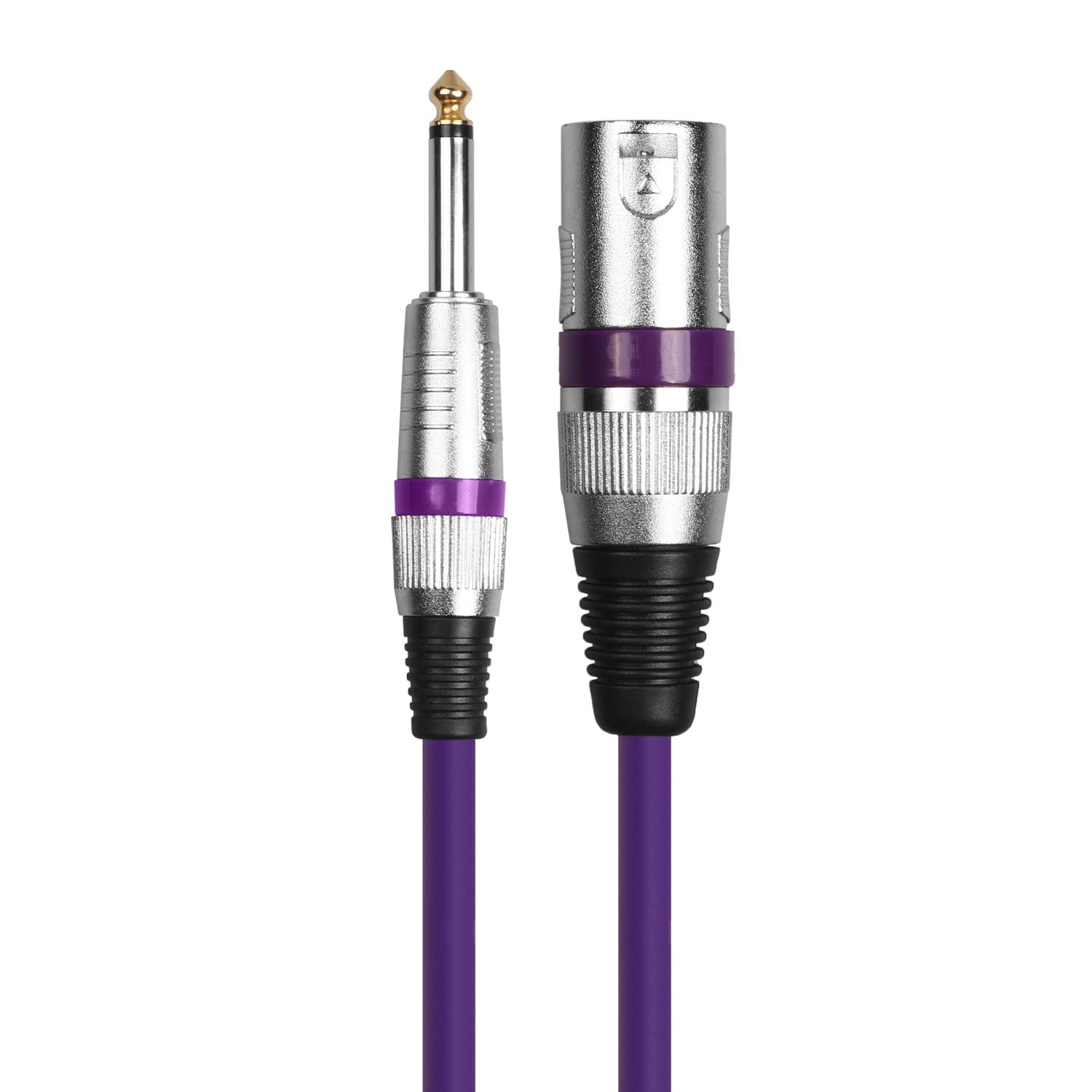 Amazon.co.jp: マイクコードジャック 6.35mm 6.5mm オス - XLR オス