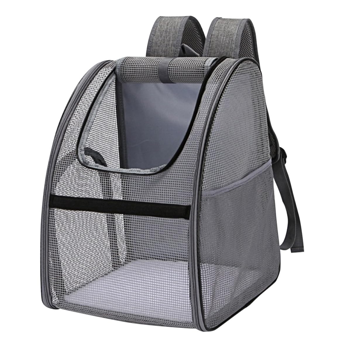 PRETYZOOM Mochila de Malla Transpirable para Mascotas, Bolsa Portátil para Gatos y Perros, Ligera, al Hombro, para Excursiones
