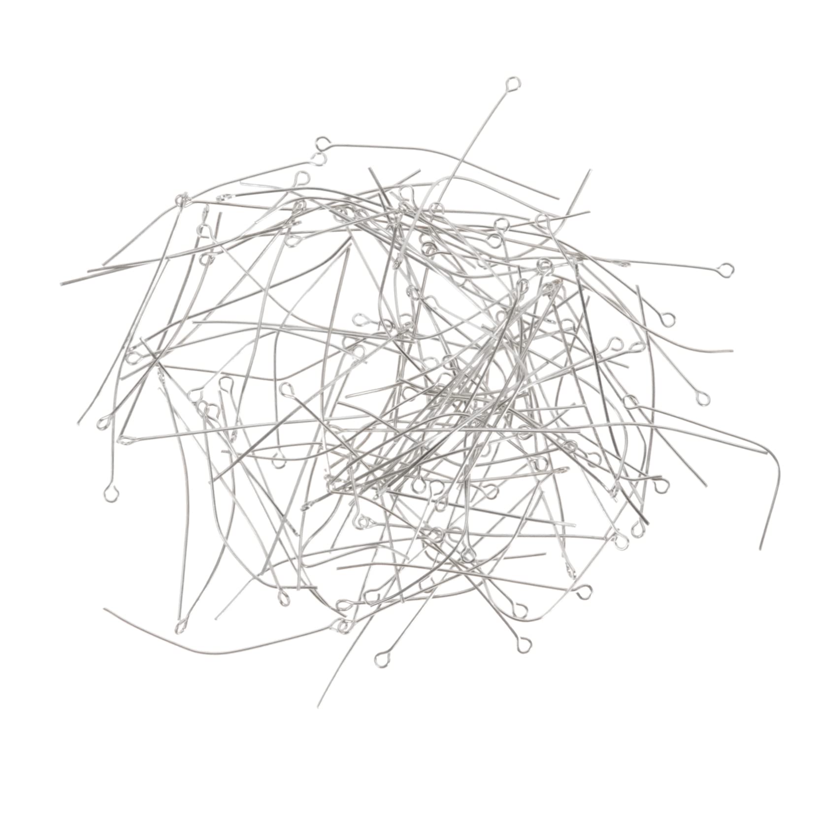 Beatifufu 2 Bags DIY Jewelry Making Needles Iron Nine Word Needles Jewelry Accessories Perfect for Projects