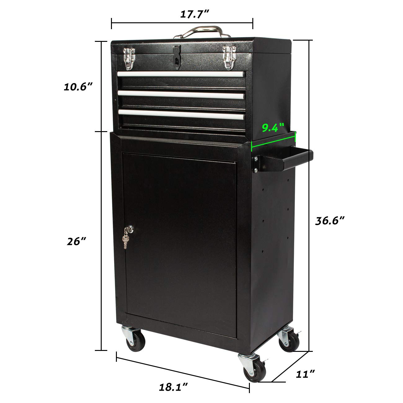 Tool Chest&Tool Box,Rolling Tool Chest,Tool with 4 Wheels,Tool