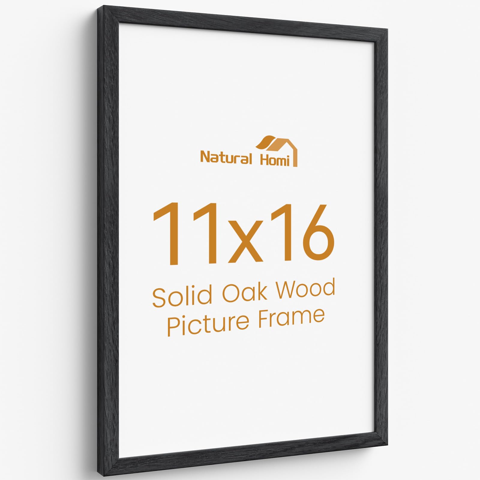 Natural Homi 11x16 Solid Oak Wood Frame