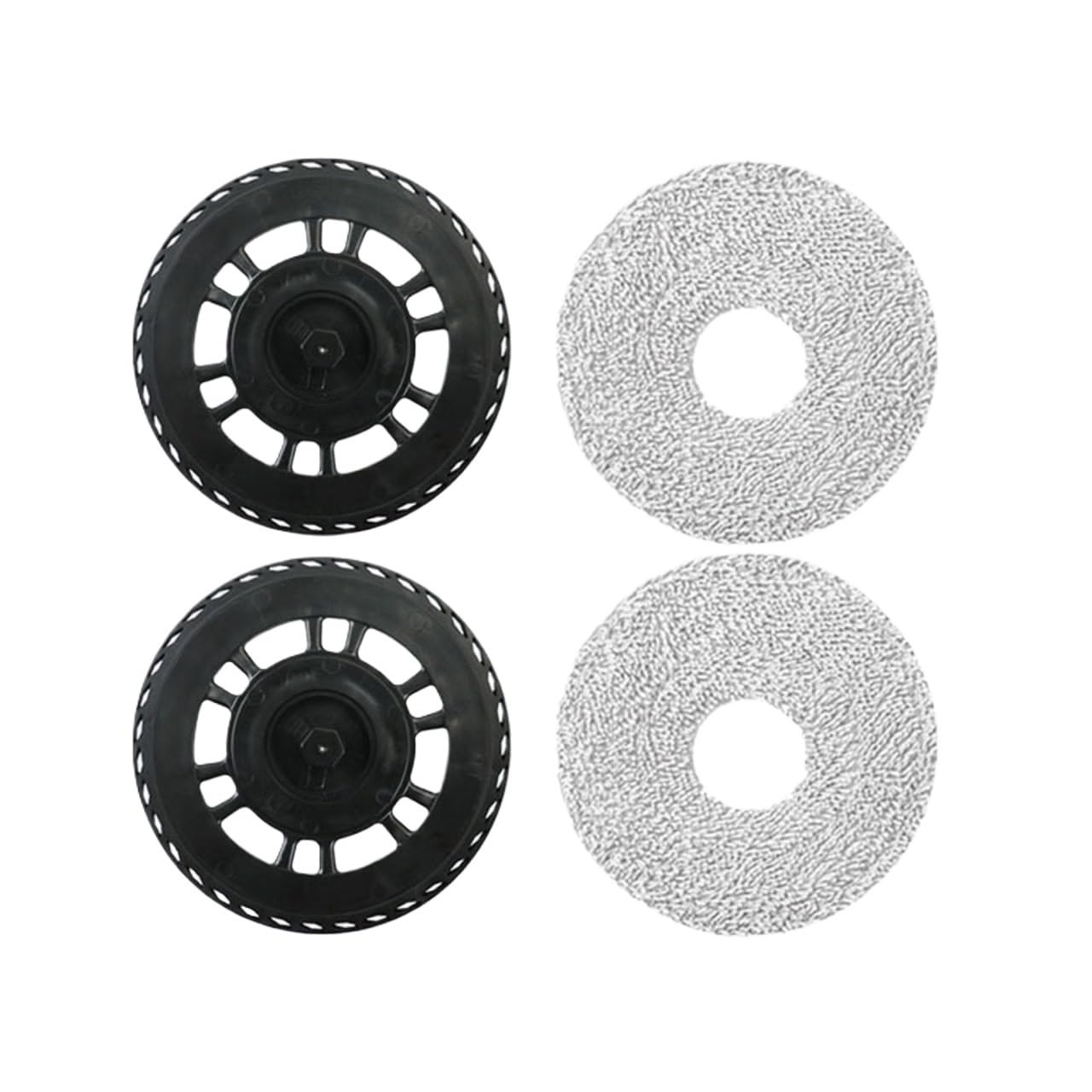GENTERUN Robotic Vacuum cleaner Mop Cloth Bracket,Compatible For Midea,V12 Pro Replacement Mop Cloth Rag Holder Spare Parts Accessories(09)