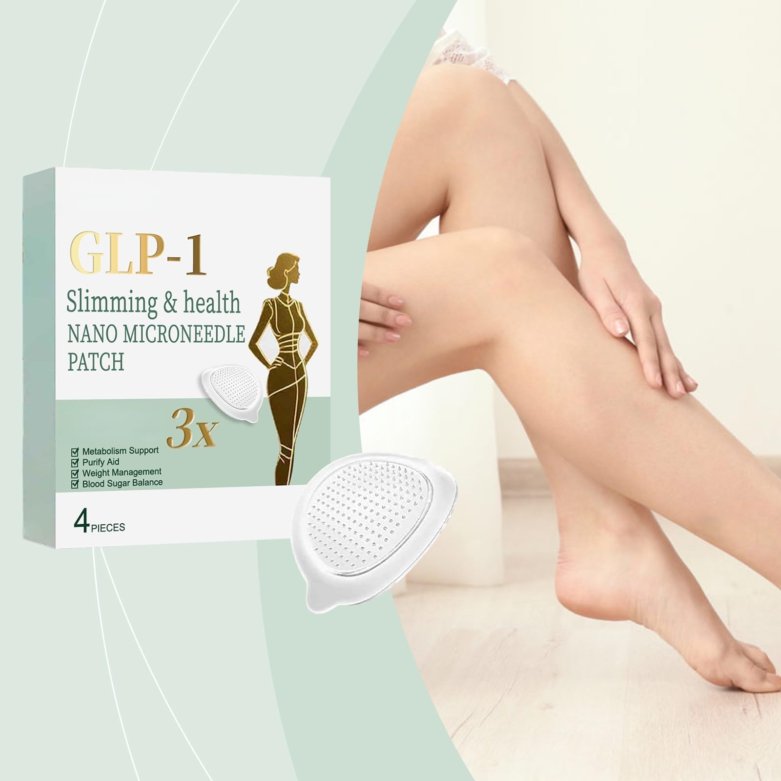 Lenreey Nano Microneedle Slimming Health Patches for Abdominal and Belly  Fat Trimming, Abdominal Fat Reduction, Body Patches for Shaping (6) :  Amazon.ae: Beauty