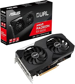 グラフィックボード・グラボ・ビデオカード ASUS Dual Radeon RX 7600 8GB Amazon | ASUS Dual Radeon RX 6600 搭載ビデオカード DUAL-RX6600-8G