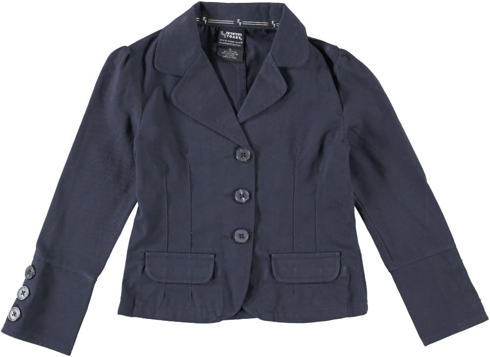 French Toast Girls Classic School Uniform Blazer, 4 Navy