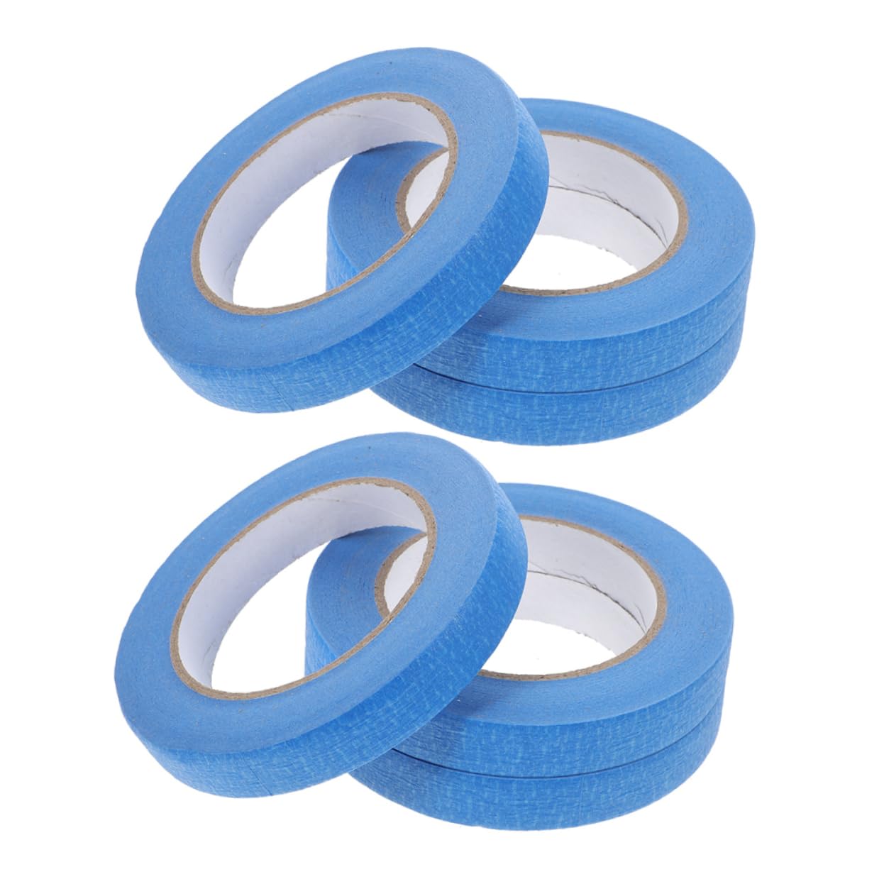 SHINEOFI 3 Set Nastro Per Pittori Masking Tape Virata Chiaro Nastro Adesivo Dispenser Per Mascheratura Nastro Adesivo Per La Pittura Nastro Da Disegno Carta Blue 6 * 3