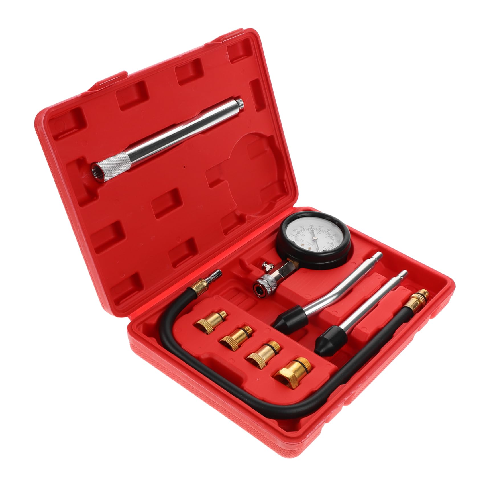 Unomor 1 Set Cylinder Pressure Tester Engine Compression Gauge Engine Compression Tester Compression Tester Kit Test Tools Compression Gauge for Engines Petrol Gauges Aluminum Alloy