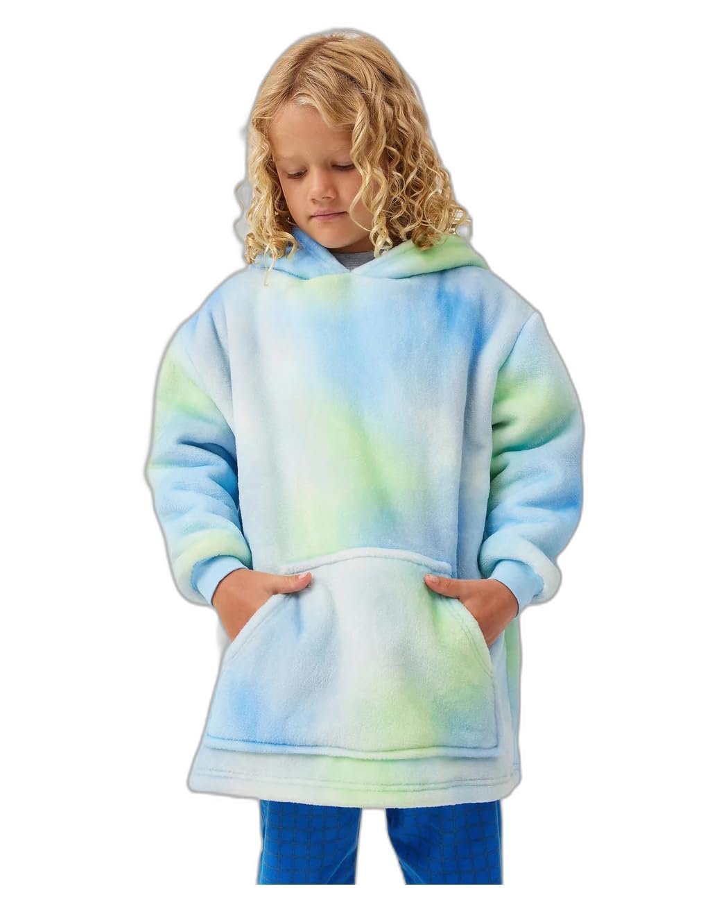 Gifts Treat Übergroße Kinder Kapuzenpullover Mädchen Hoodie Jungen Sherpa Sweatshirt Decke Plüsch Kapuze Weiche Warme Kuscheliger Pullover für Kinder Teenager Studenten Giant Warm