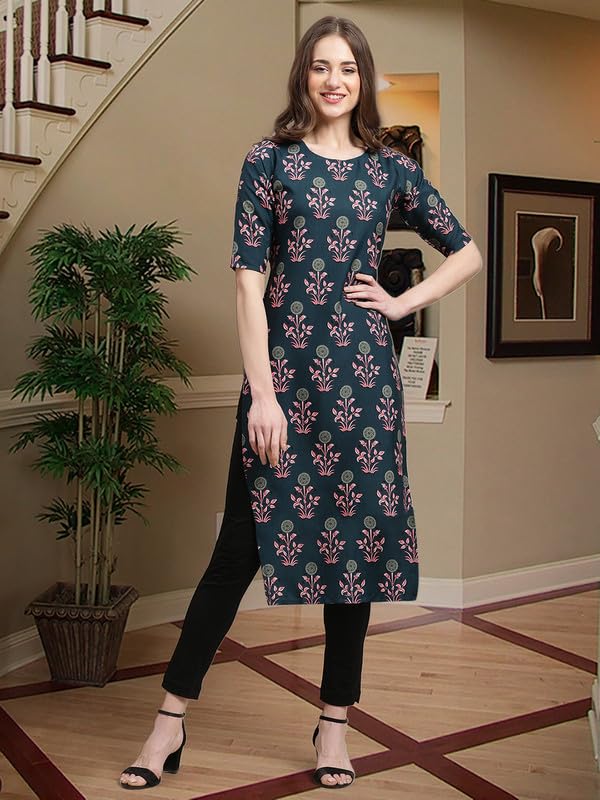Image of Pinkmint Kurti for Women, Kurta for Women, Kurti, Digital Printed Kurta, Women's Casual Kurta, Kurta Set, Office Wear Kurta, Straight Kurta, Kurta Combo