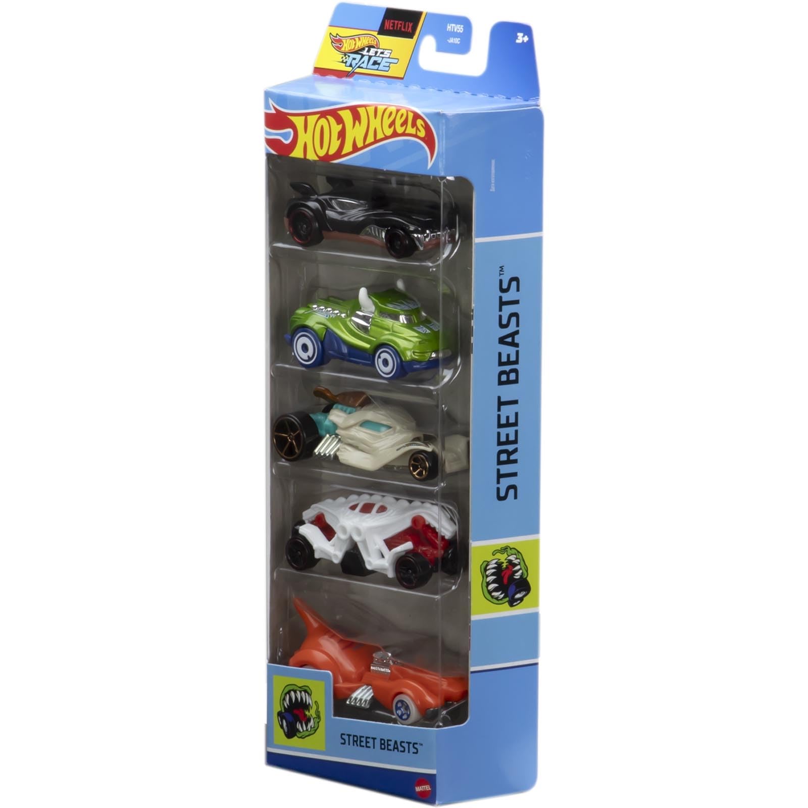 Pack 5 Hot Wheels - Street Beasts 2025 - HTV55 : Amazon.ca: Toys